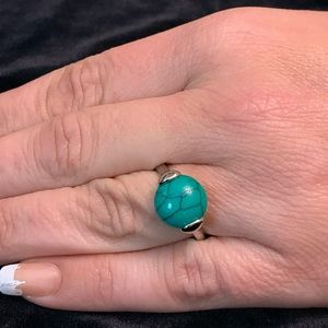 Green turquoise ring